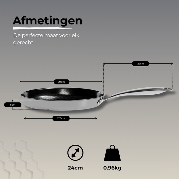 Morelia® Hybrid Koekenpan Ø 24 cm - moreliacookware