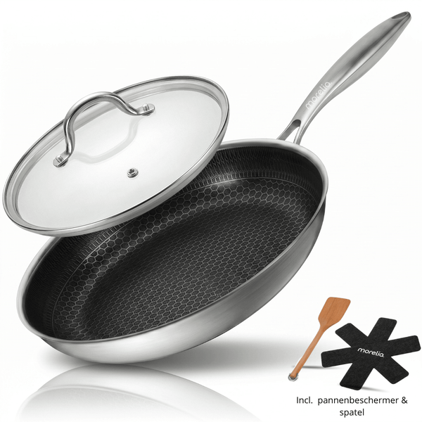 Morelia® Hybrid Koekenpan Met Deksel Ø 20 cm - moreliacookware