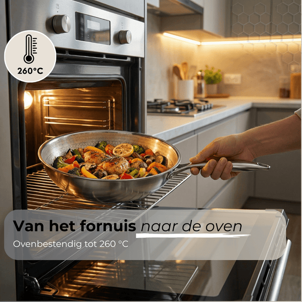 Morelia® Hybrid Wokpan - Ø 30 cm - moreliacookware