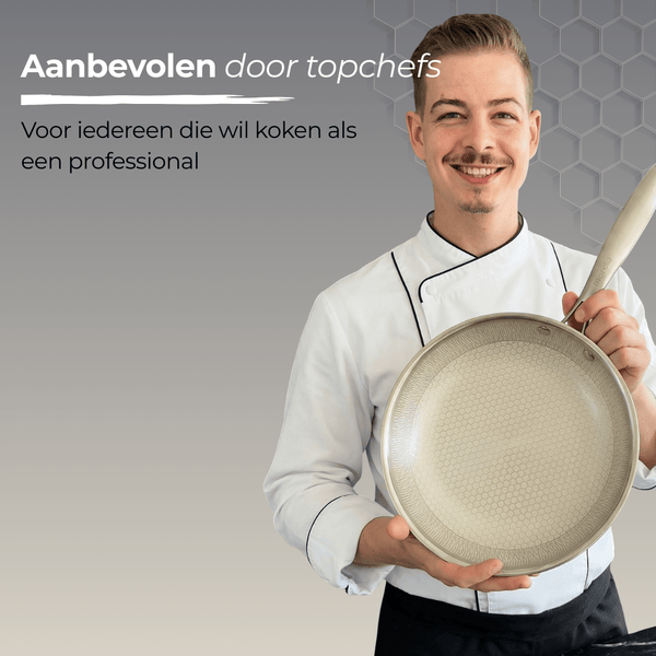 Morelia® Hybrid Koekenpan - 3 Delige Set - moreliacookware